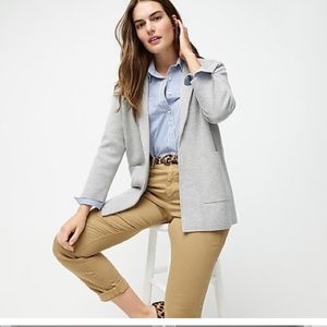 J.Crew Sophie open-front sweater blazer
